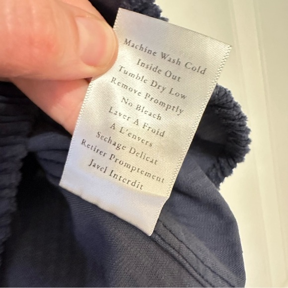 NWT Frank & Eileen Eileen Relaxed Fit Corduroy Button-Up Shirt in lagoon blue - Picture 9 of 10